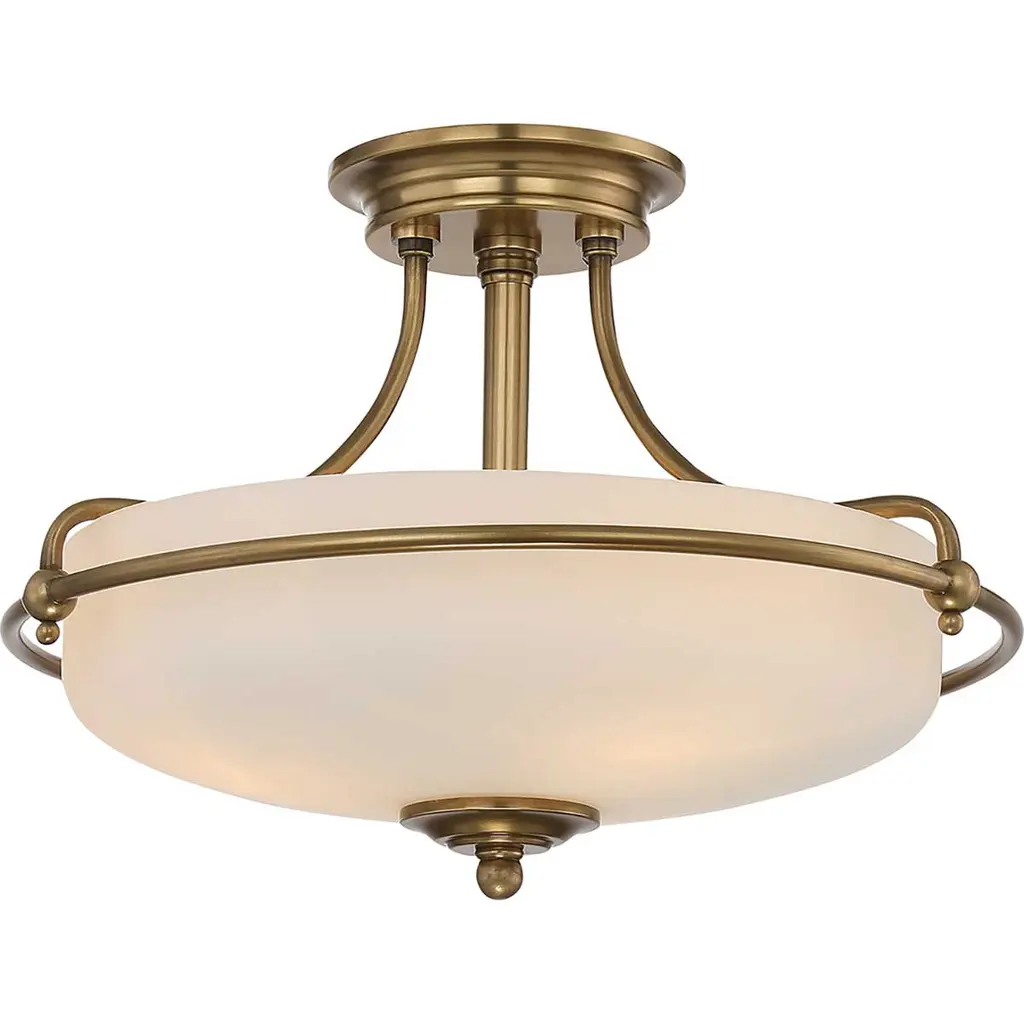 Plafonnier Griffin 3 lumières — Plafonniers Quoizel · Elstead