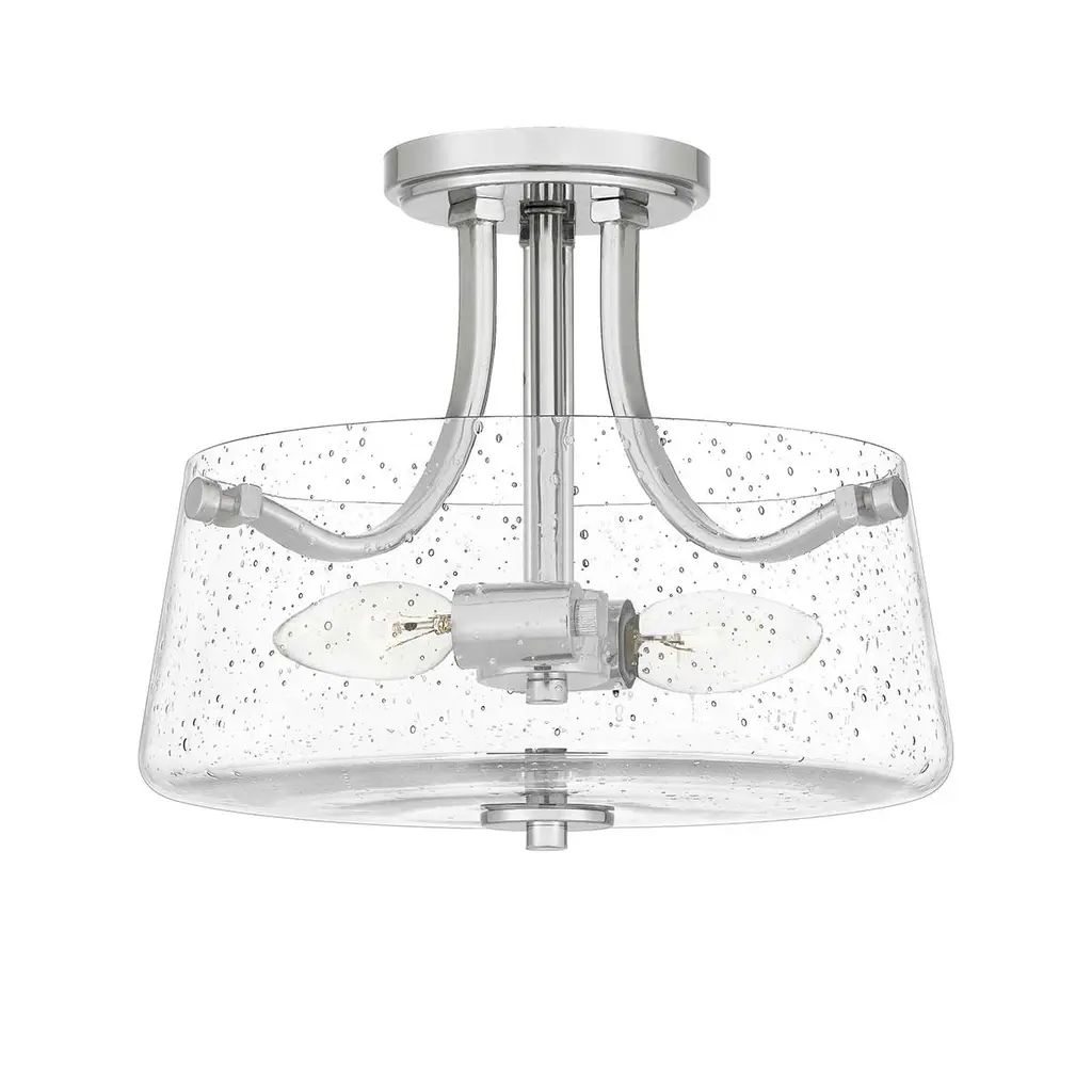 Plafonnier Hollister 2 lumières — Plafonniers Quoizel · Elstead