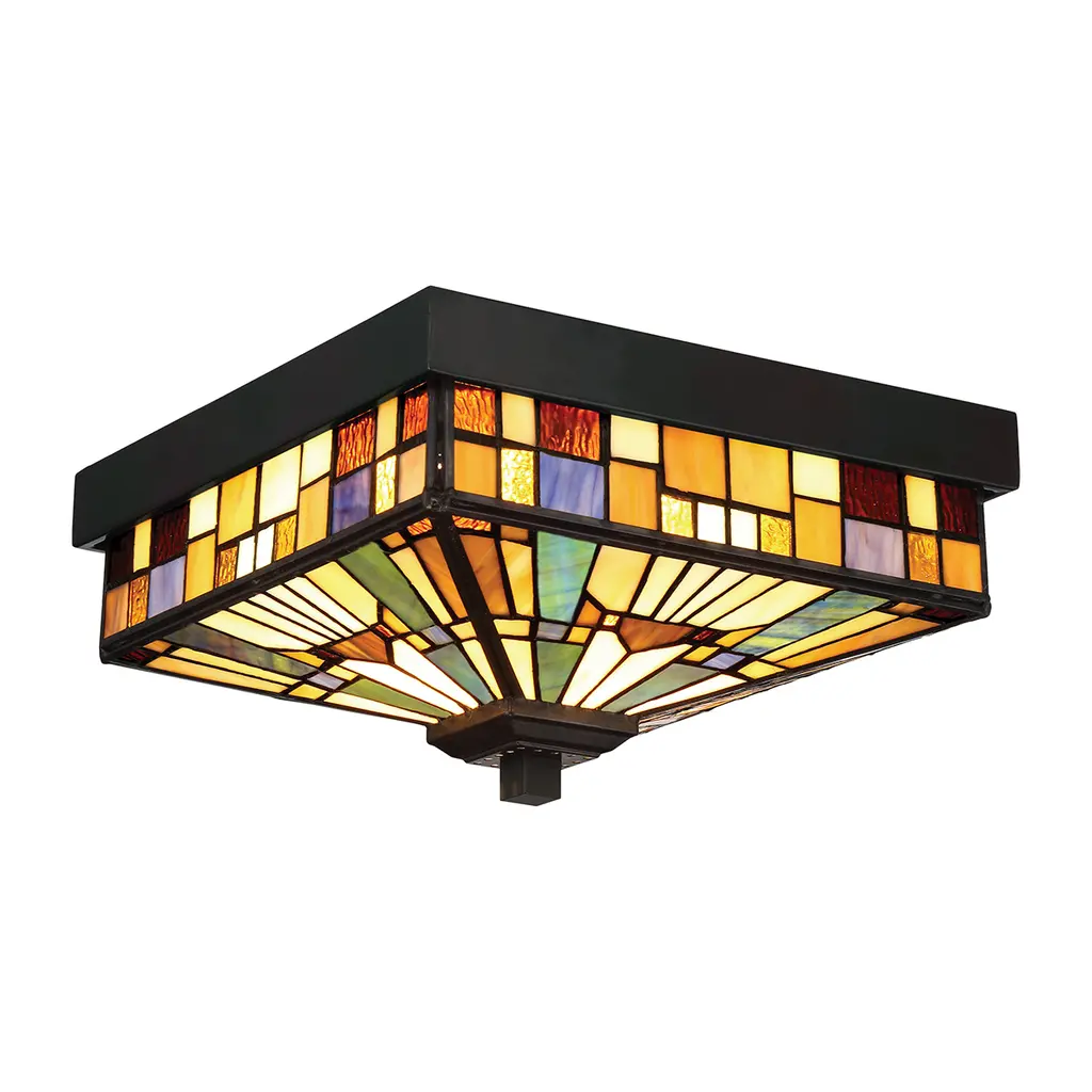 Plafonnier Inglenook Outdoor 2 lumières — Plafonniers Quoizel · Elstead