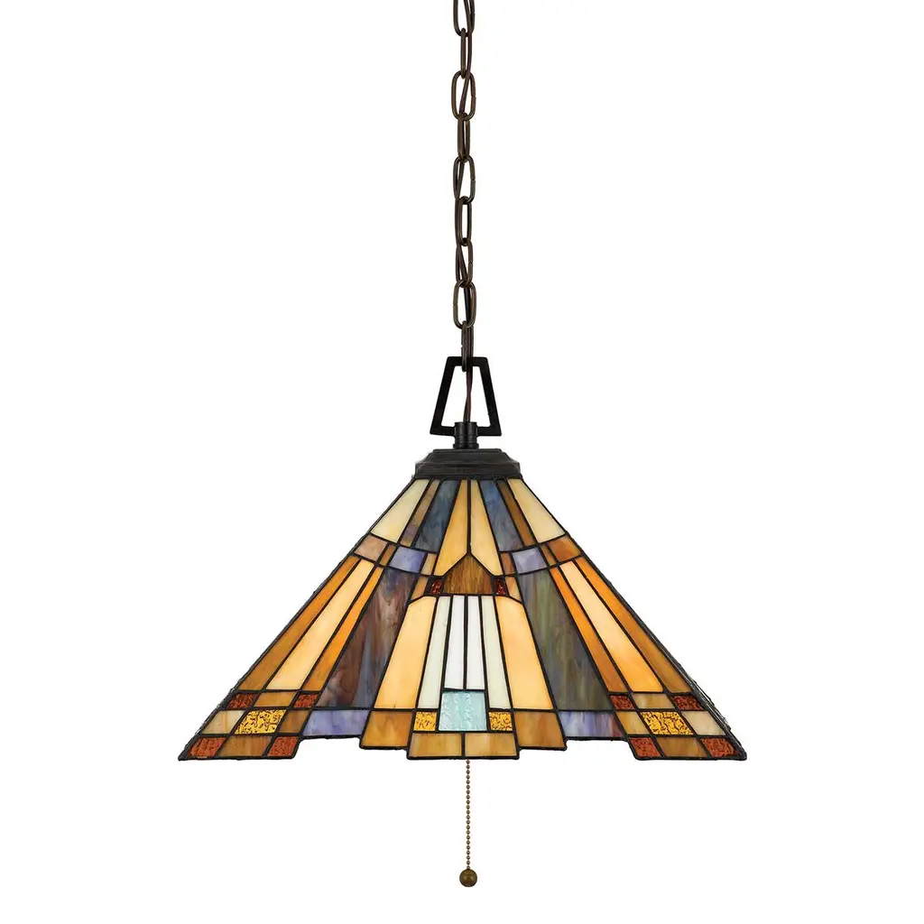 Suspension Inglenook 3 lumières — Suspensions Quoizel · Elstead