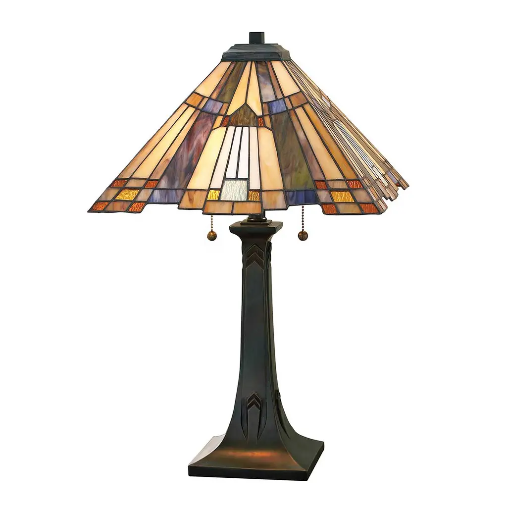 Lampe à poser Inglenook 2 lumières — Lampes à poser Quoizel · Elstead