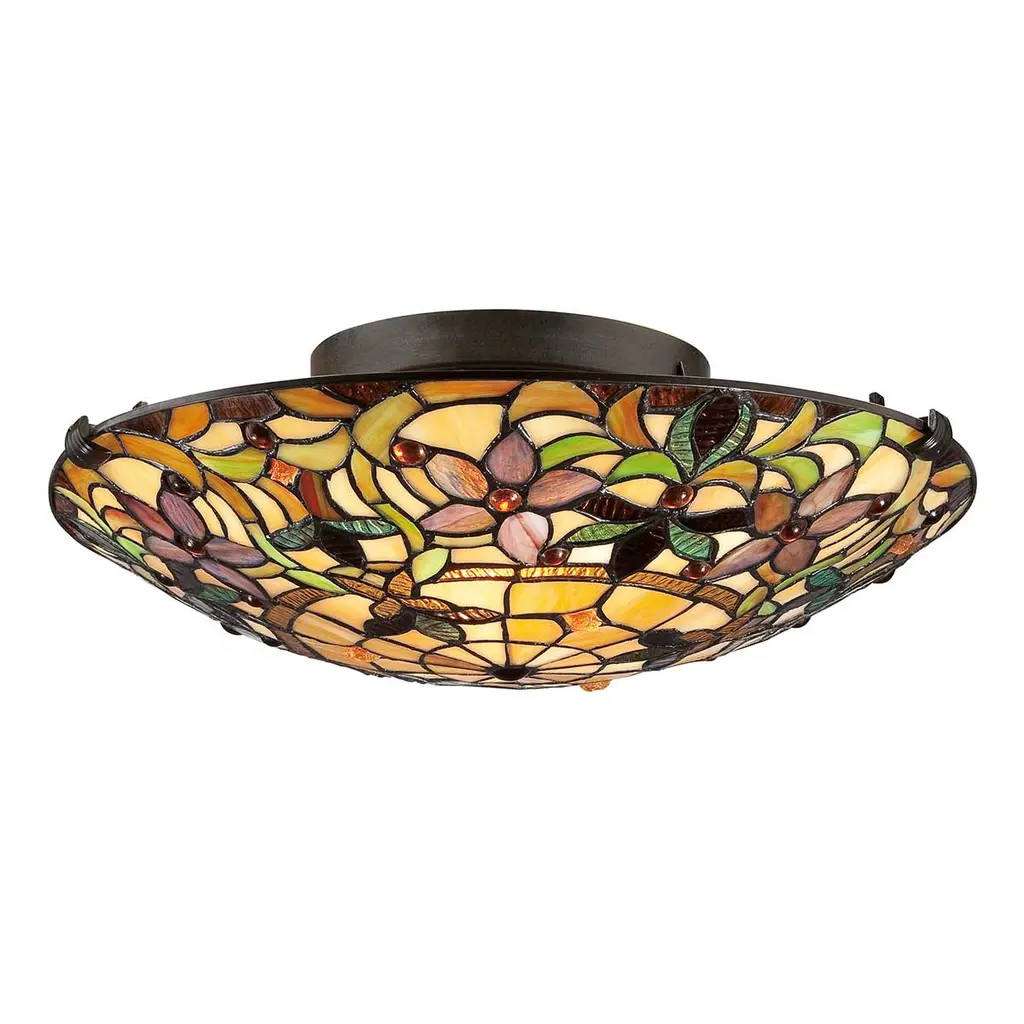 Plafonnier Kami 2 lumières — Plafonniers Quoizel · Elstead