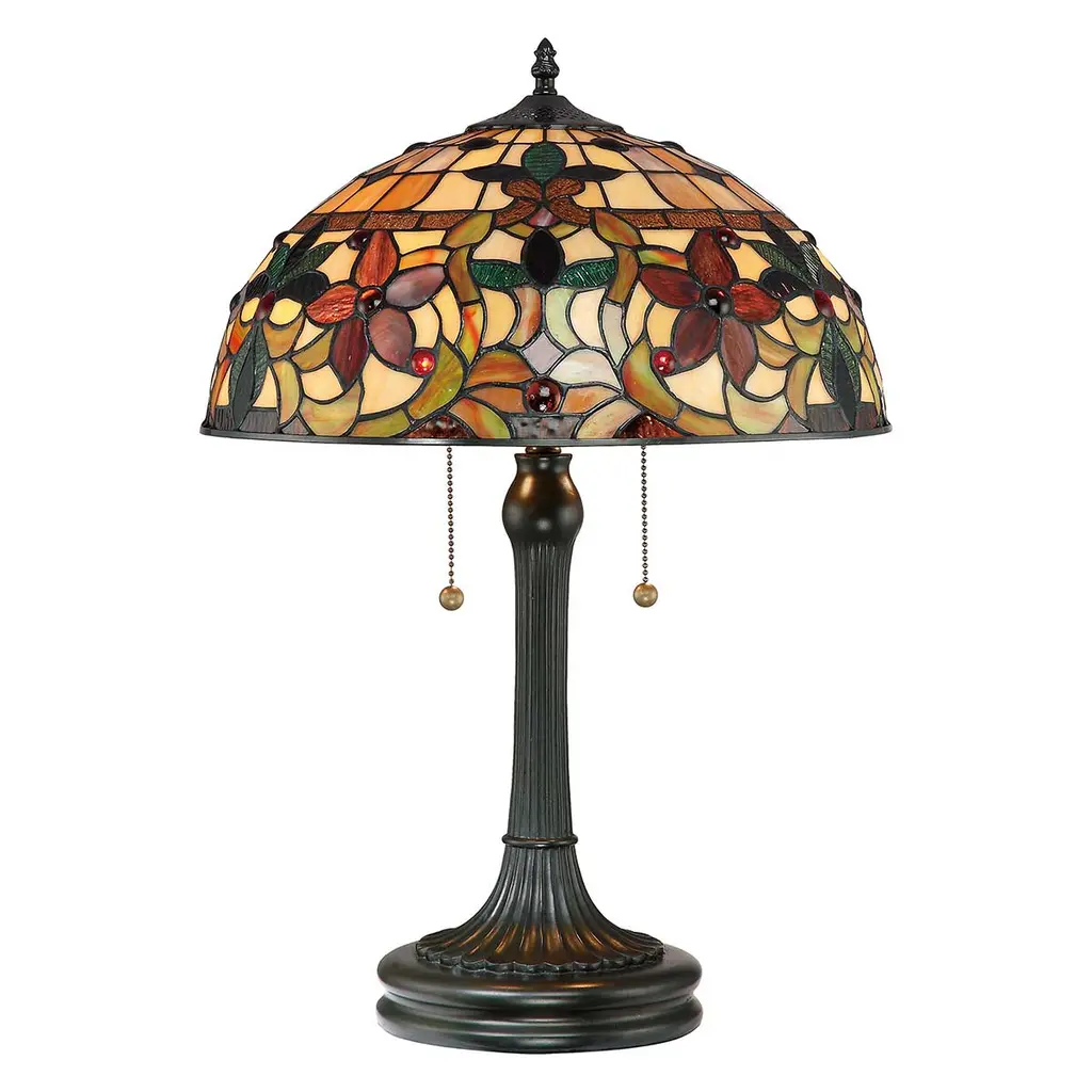 Lampe à poser Kami 2 lumières — Lampes à poser Quoizel · Elstead