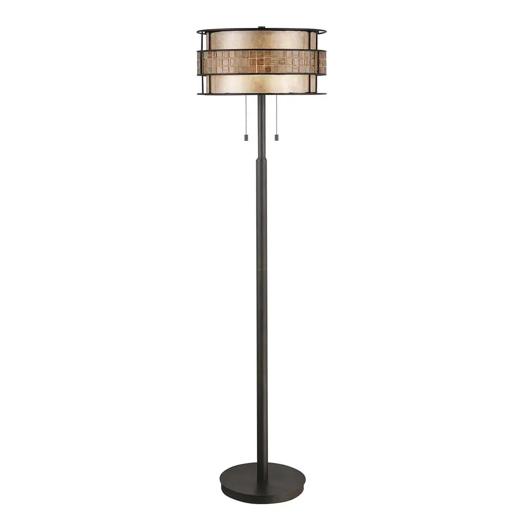 Lampadaire Laguna 2 lumières — Lampadaires Quoizel · Elstead