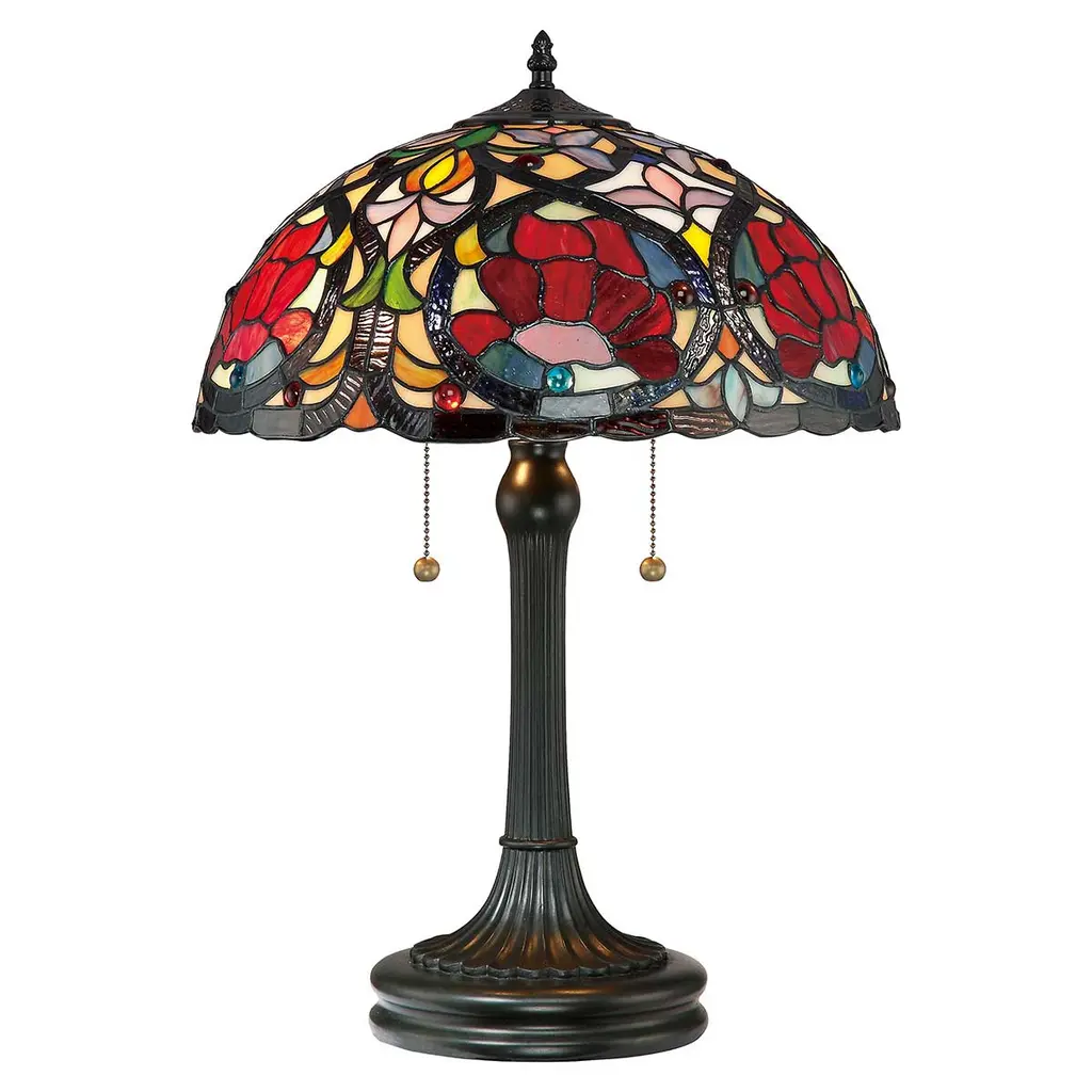 Lampe à poser Larissa 2 lumières — Lampes à poser Quoizel · Elstead