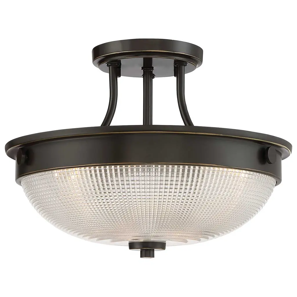 Plafonnier Mantle 2 lumières — Plafonniers Quoizel · Elstead