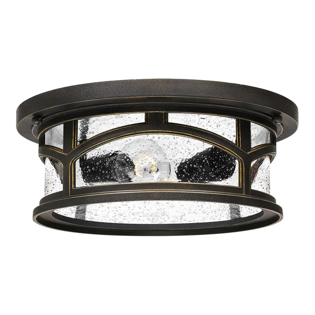 Plafonnier Marblehead 2 lumières — Plafonniers Quoizel · Elstead