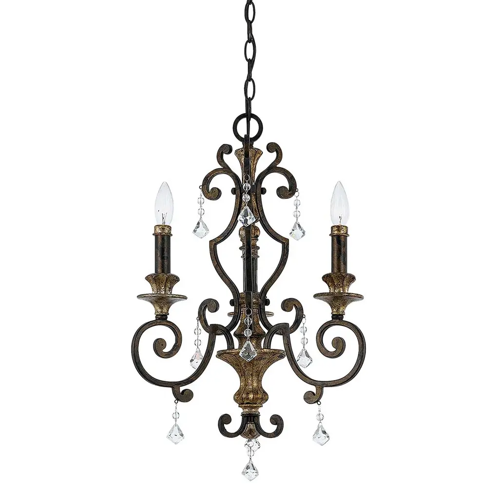 Lustre Marquette 3 lumières — Lustres Quoizel · Elstead