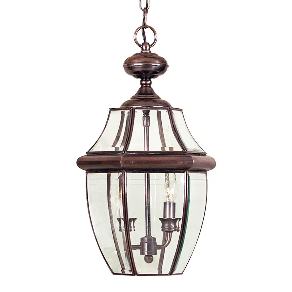 Suspension Newbury 2 lumières — Suspensions Quoizel · Elstead