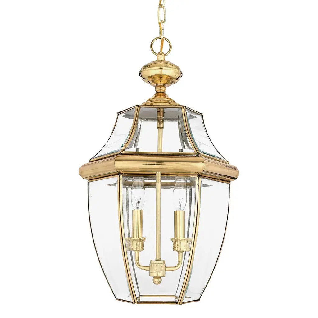 Suspension Newbury 2 lumières — Suspensions Quoizel · Elstead