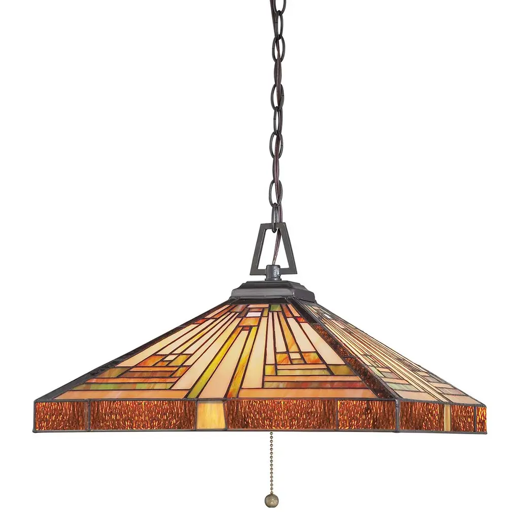 Suspension Stephen 3 lumières — Suspensions Quoizel · Elstead