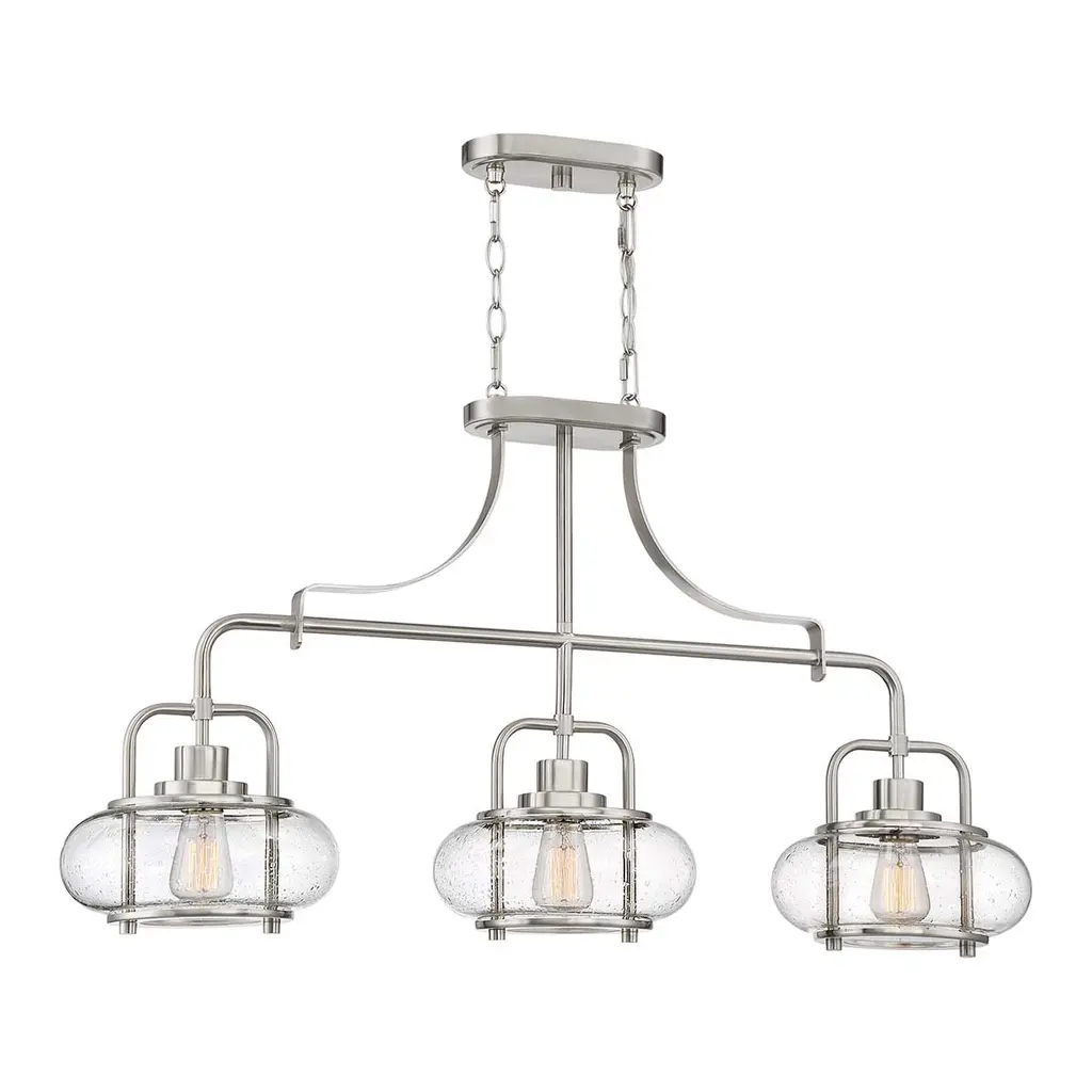 Lustre Trilogy 3 lumières — Lustres Quoizel · Elstead