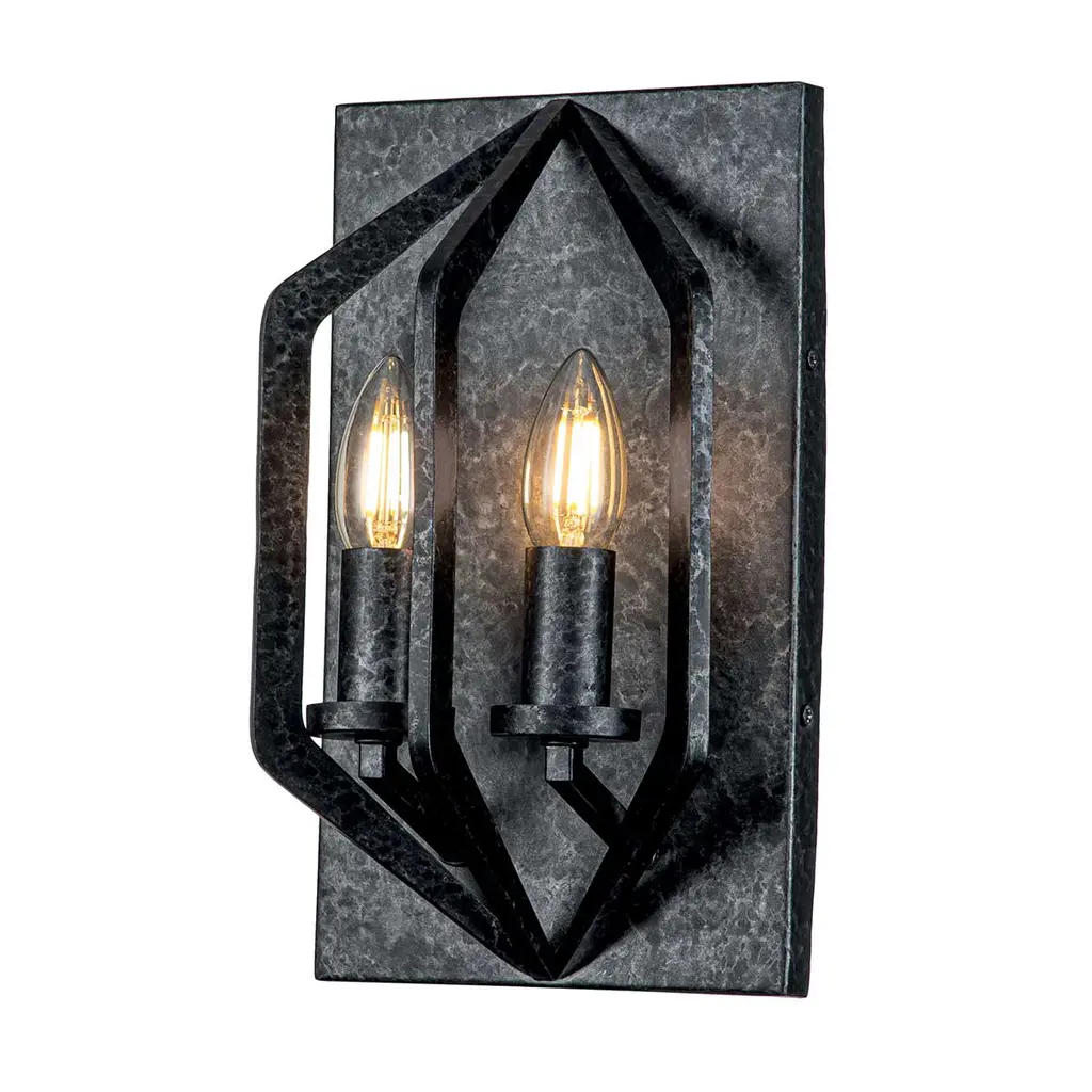 Applique Vanguard 2 lumières — Appliques murales Quoizel · Elstead