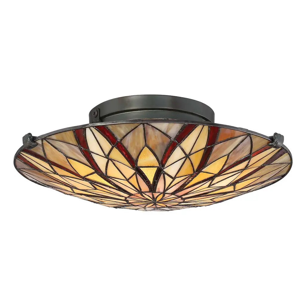 Plafonnier Victory 2 lumières — Plafonniers Quoizel · Elstead
