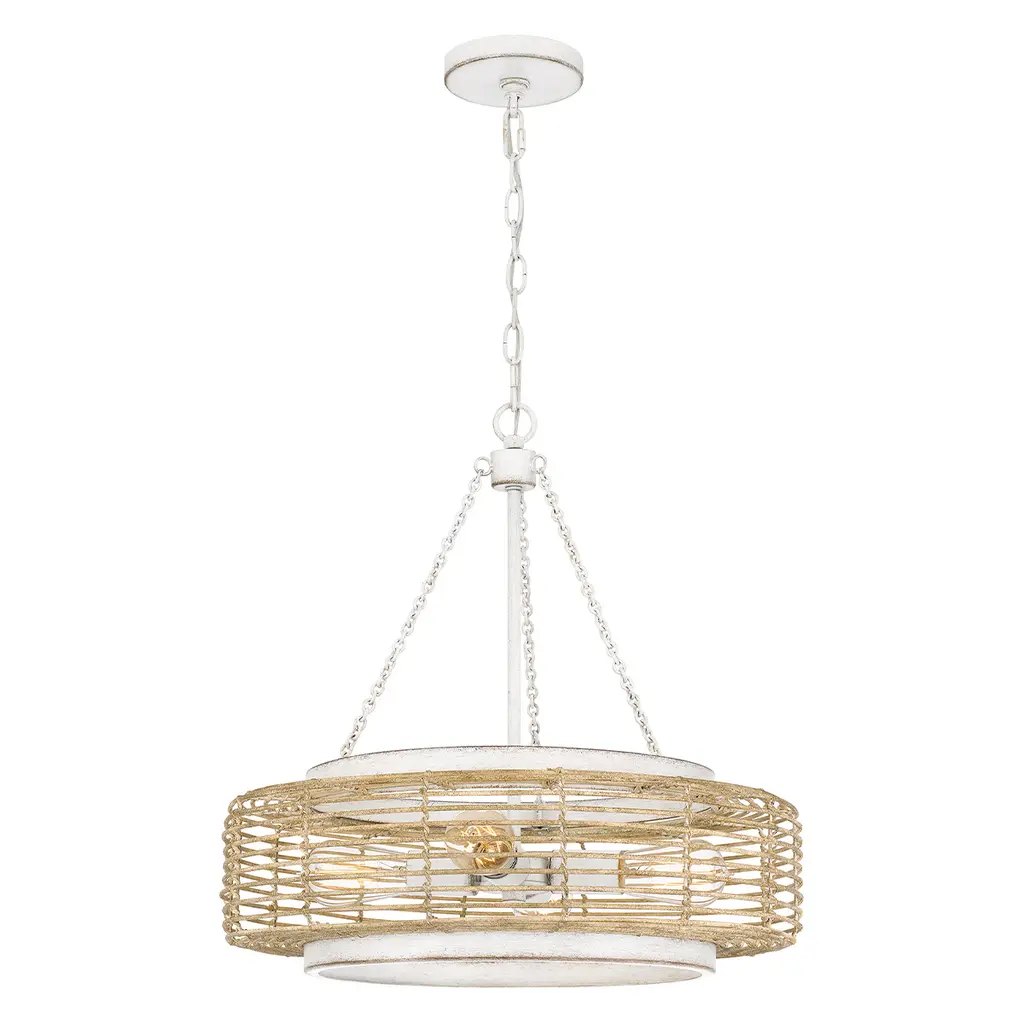 Suspension Waylon 4 lumières — Suspensions Quoizel · Elstead