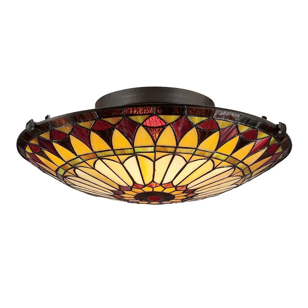 Plafonnier West End 2 lumières — Plafonniers Quoizel · Elstead