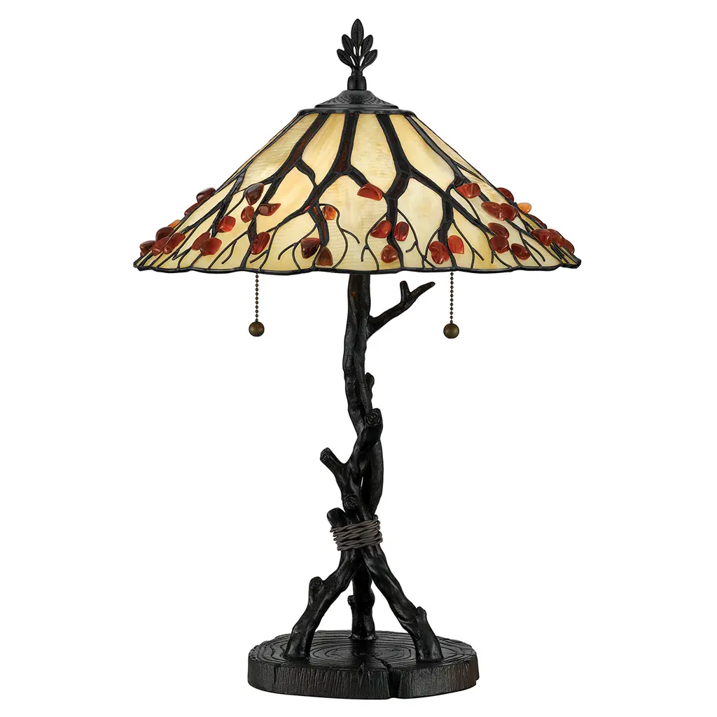 Lampe à poser Whispering 2 lumières — Lampes à poser Quoizel · Elstead
