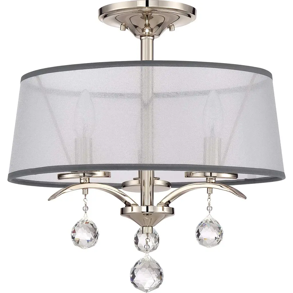 Plafonnier Whitney 3 lumières — Plafonniers Quoizel · Elstead