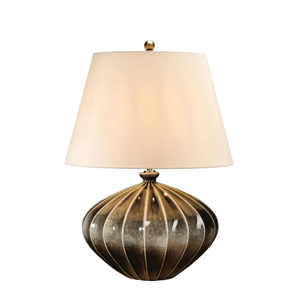Lampe à poser Rib Pumpkin — Lampes à poser Elstead Lighting