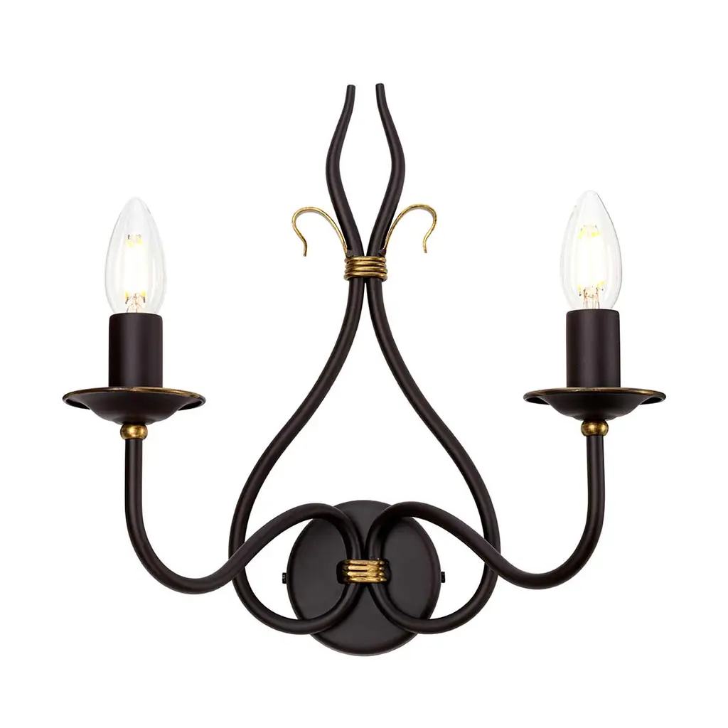 Applique Windermere 2 lumières — Appliques murales Elstead Lighting