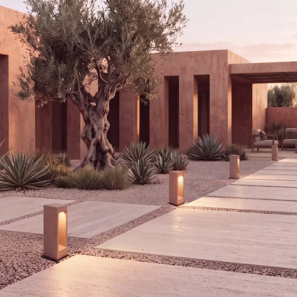 Borne LED — Éclairage au sol Zambelis Lights